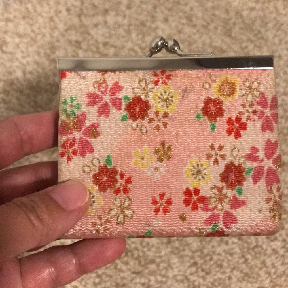 Very cute handmade coin purse from Japan
